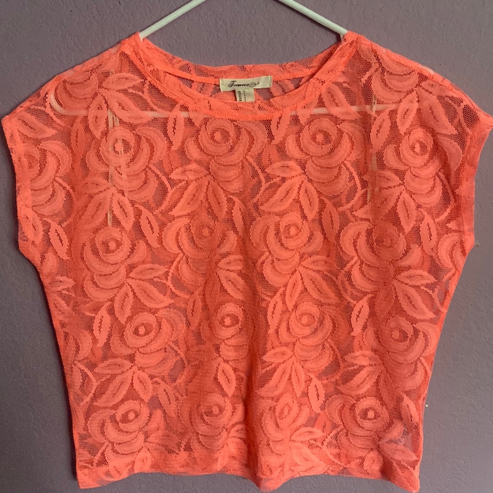 Forever 21, Hot Pink Blouse, Size S